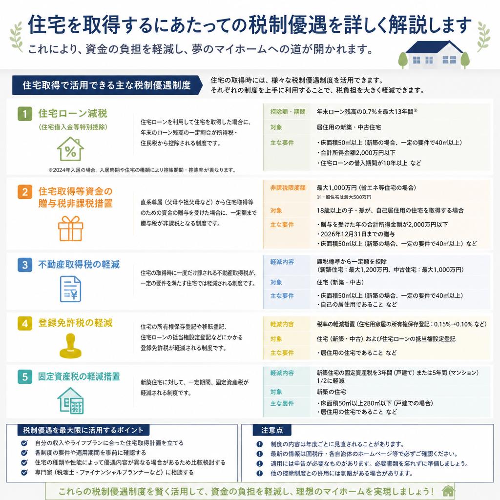 税制優遇の活用方法