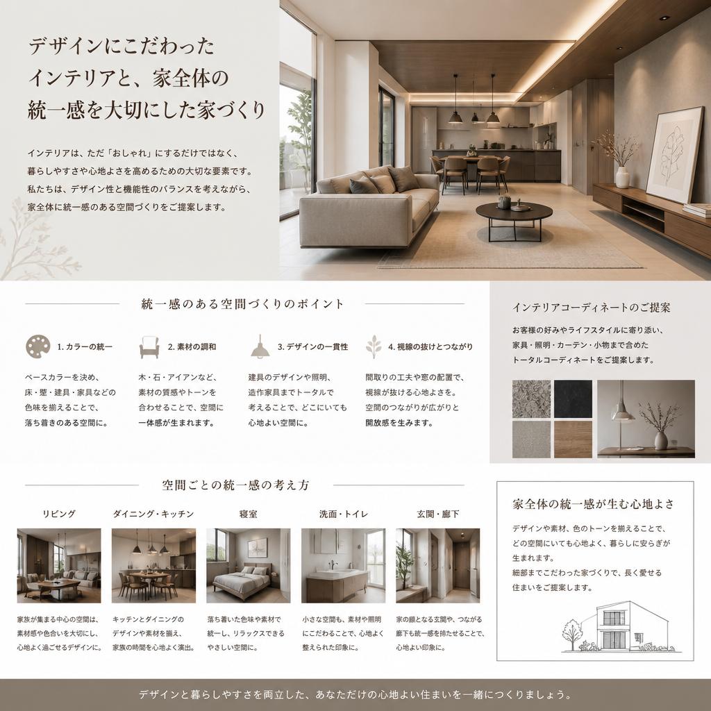 インテリアのトータルデザイン