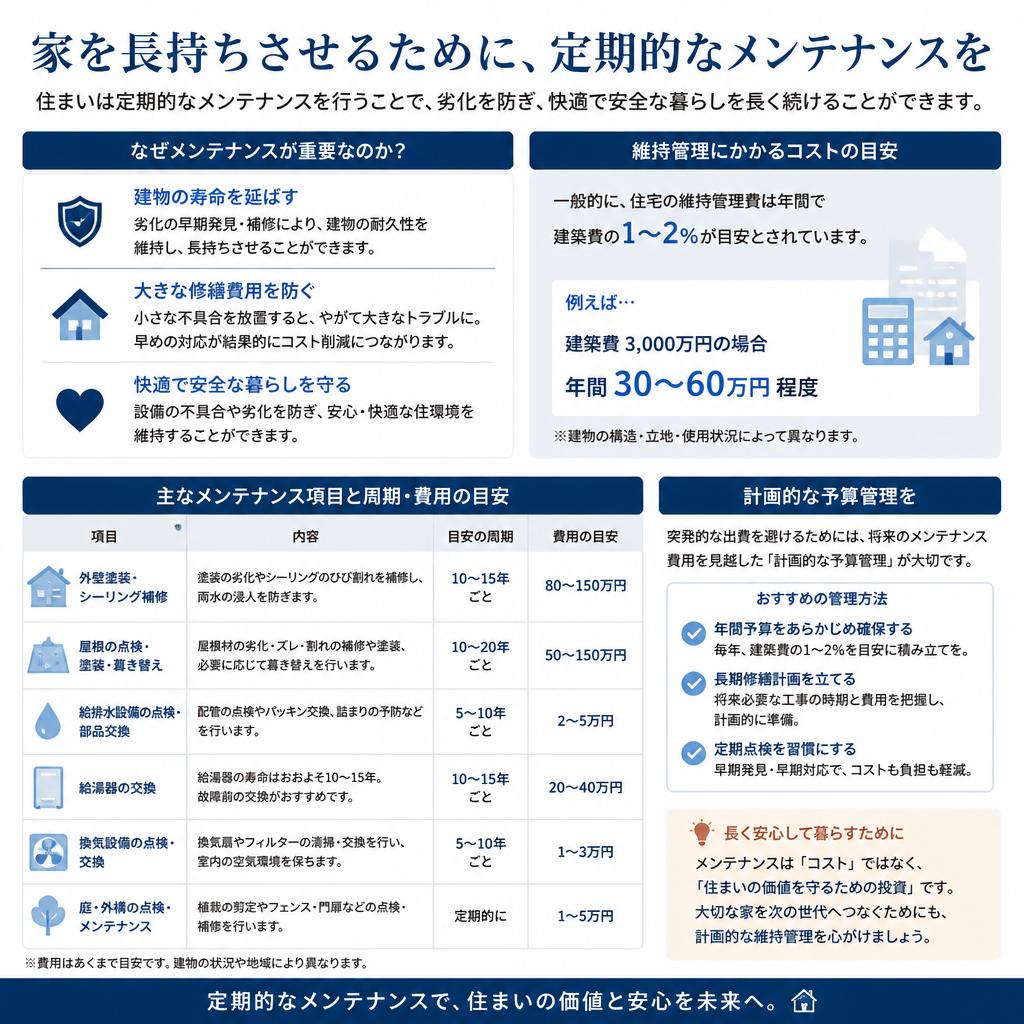 4. 住宅メンテナンスの重要性とコスト管理