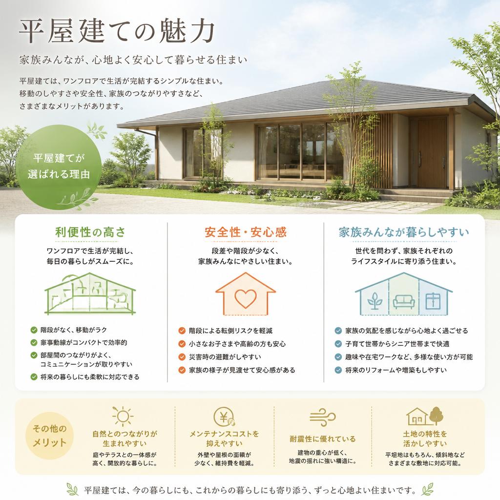 4. 平屋建ての魅力