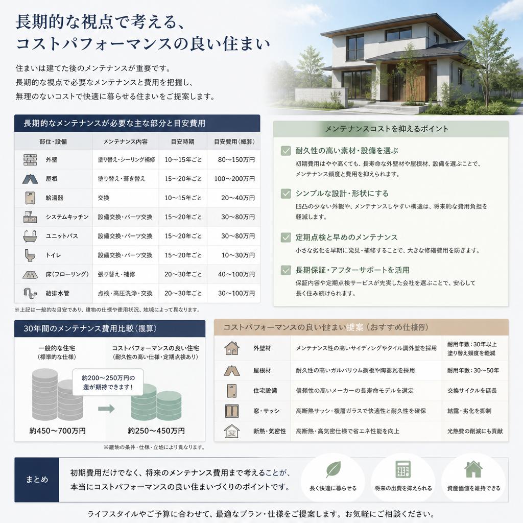 5. メンテナンス費用の見込み