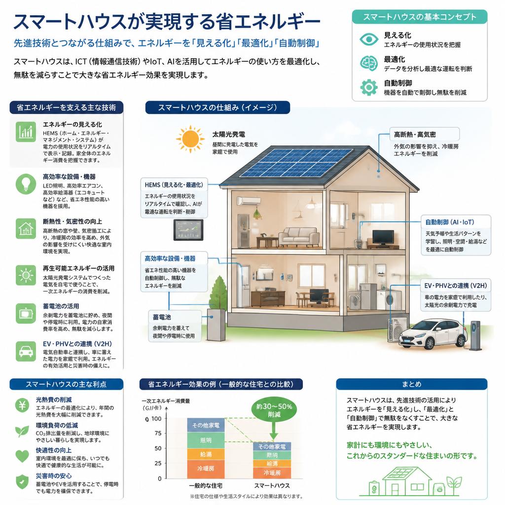 省エネルギーで環境に優しい