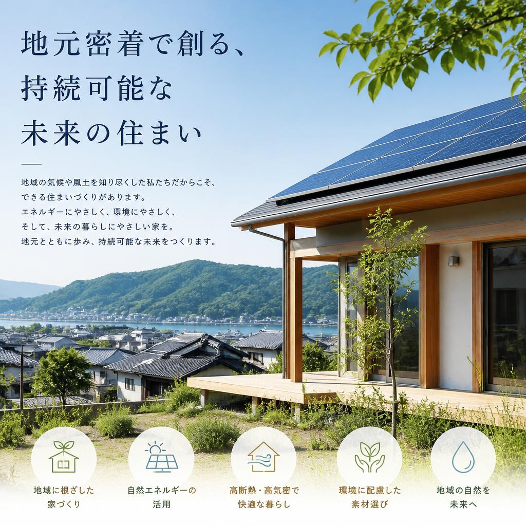 地元密着で創る、持続可能な未来の住まい