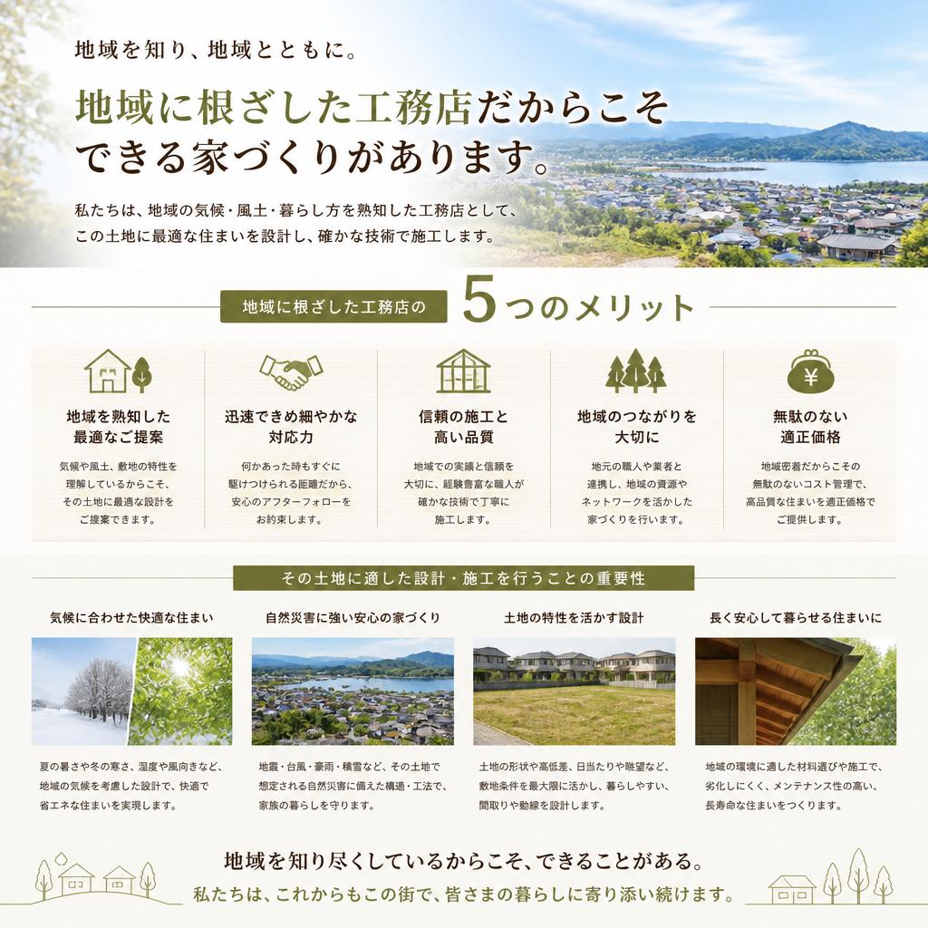 地元工務店の強み