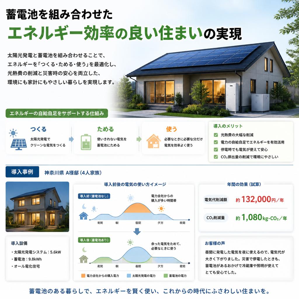 蓄電池でエネルギー管理